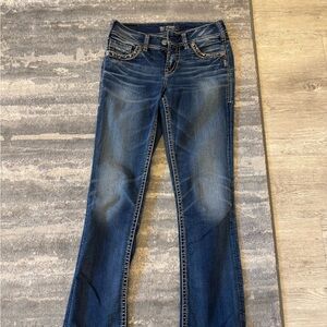 Silver Jeans Dark Blue Flare Leg Denim